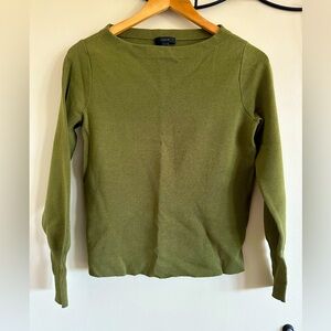 J. Crew Olive Long Sleeve Tee